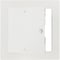 Linhdor ALUMINUM EXTERIOR RATED INSULATED  ACCESS PANEL W/ KEYED CYLINDER & NEOPRENE GASKET LOCK 12X12 LW5001212 - alternate 4